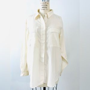 💯 Silk Tunic Blouse - Vintage 80s - Sz Large